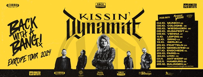 KISSIN&acute; DYNAMITE European Tour 2024