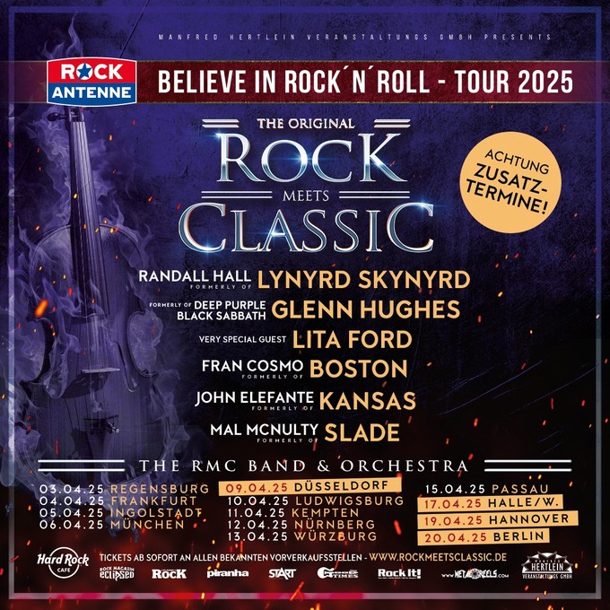 ROCK MEETS CLASSIC: BELIEVE IN ROCK&acute;N&acute;ROLL TOUR 2025